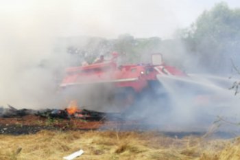 Tank Damkar asal Rusia diproyeksi mampu atasi kebakaran hutan dan lahan