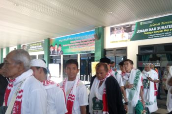 Jamaah haji Sumsel dijadwalkan mulai tiba di Palembang 17 Agustus malam