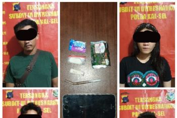 Ditresnarkoba Polda Kalsel gerebek pesta sabu-sabu di Hotel Best Western