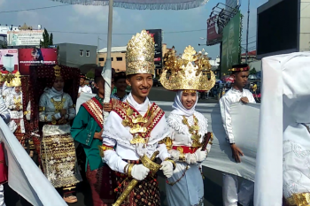 Pawai meriahkan HUT Ke-337 Kota Bandarlampung