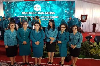 PKK Sitaro hadiri Hari Kesatuan Gerak PKK di Sumbar