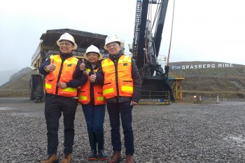 Menteri BUMN kunjungi tambang emas Freeport setelah dikuasai RI
