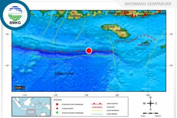 Sumba Barat Daya diguncang Gempa 4,4 SR