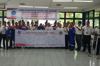 Pekerja Pertamina tuntut pengelolaan LNG tidak diserahkan ke asing