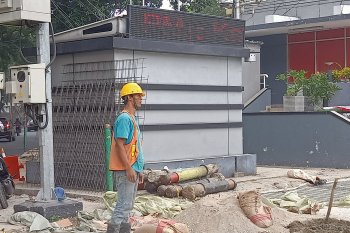 Senin siang, partikel udara Jalan MH Thamrin Jakarta berstatus sedang