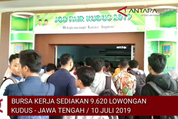 Video - Pameran bursa kerja di Kudus tersedia 9.620 lowongan baru