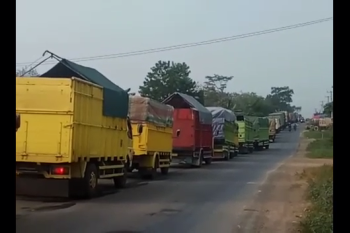 Jalan Lintas Timur Mesuji makin macet