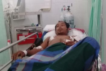 Selamat dari terkaman buaya, Suardin dirawat di Undata