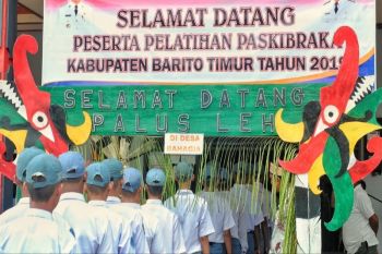 Calon Paskibraka Barito Timur mulai masuk karantina