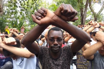 Ratusan Pencari suaka tuntut tanggung jawab UNHCR