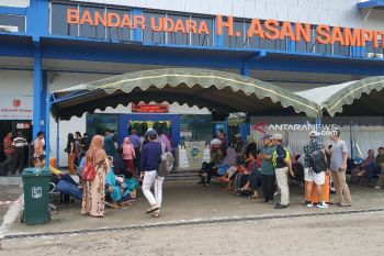 Penerbangan di Sampit sempat tertunda akibat kabut asap
