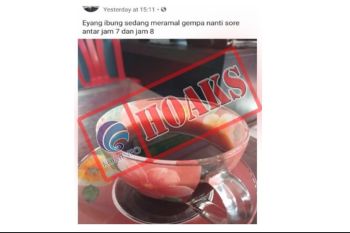 Hoaks, gempa bisa diramalkan sebelum kejadian