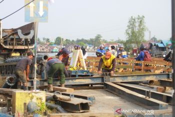 Jembatan Sungai Gardu Mulai Dikerjakan