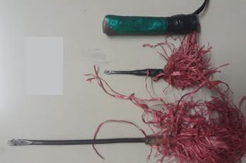 Polres Bitung meringkus pengancam pakai panah wayer
