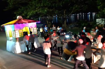 Pawai obor takbiran Idul Adha Bulungan