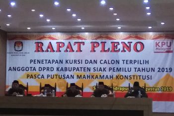 Calon Anggota DPRD Siak sudah ditetapkan, berikut nama-namanya