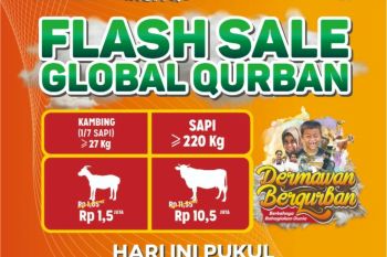ACT Lampung kurban enam ekor sapi 12 kambing