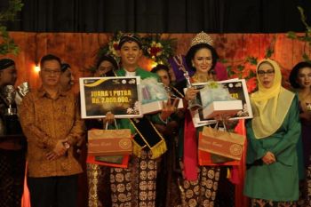 Ahmad Abdul Wahid-Shafa Denaya Duta Wisata Kota Magelang 2019