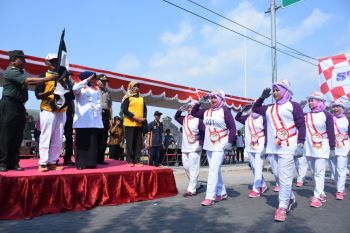 Kecamatan Kalasan menggelar lomba baris dan pameran UMKM peringati HUT RI