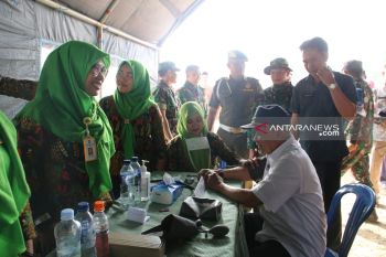 Kodim 0403 Ogan Komering Ulu  gelar pengobatan massal