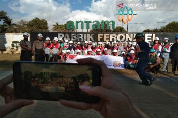 Peserta SMN Babel kunjungi area pertambangan PT Antam