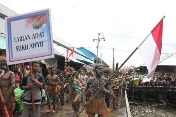 Karnaval budaya di Asmat meriahkan HUT RI