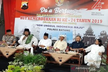 Polres Batang-lintas agama doa bersama sambut HUT RI