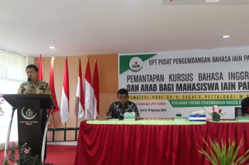 100 mahasiswa IAIN dilatih kecerdasan berbahasa Arab dan Inggris