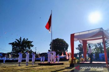 Ratusan karyawan BUMN di Sulawesi Utara ikuti upacara kemerdekaan RI ke-74