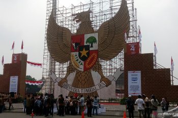 Peringati HUT Ke-74 Kemerdekaan RI, TMII pecahkan rekor dunia