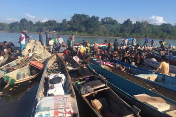 KM Izhar terbakar di perairan Pulau Bokori, tujuh korban tewas