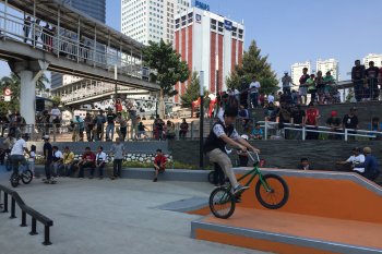 Pemprov DKI bangun "skatepark" standar internasional di Pasar Rebo