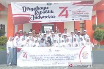 Peserta SMN Kepri kunjungi Konservasi Mangrove dan Bekantan di Tarakan