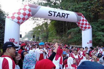 Empat BUMN gelar kegiatan sosial dan olahraga di Danau Jatiluhur
