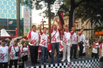 Jalan Sehat dan pemeriksaan kesehatan, kegiatan BUMN Hadir Untuk Negeri di Jakarta Minggu pagi