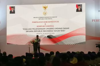 Peringatan Hari Konstitusi, Ketua MPR: Konstitusi harus sesuai dengan tuntutan zaman