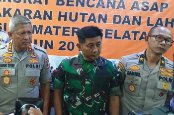 Satgas Karhutla Sumsel  tingkatkan operasi darat dan udara