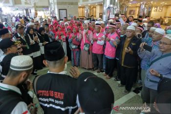 Jamaah haji SUB 41 mulai tinggalkan Mekkah menuju Madinah
