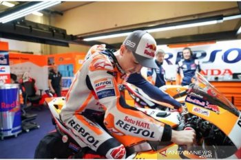 Pasca cidera Lorenzo kembali ke garasi Repsol Honda di  Silverstone