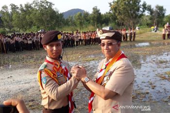1.006 anggota Pramuka di Karimun gelar Kemah Besar