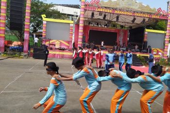 Pemprov Lampung gelar lomba permainan tradisional di Festival Krakatau 2019