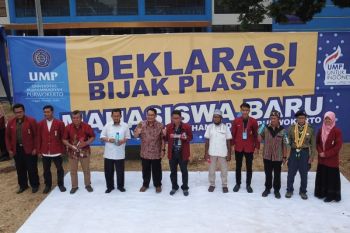 Mahasiswa UMP deklarasikan Generasi Bijak Plastik