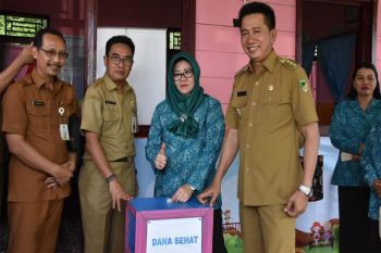 Bupati dampingi penilaian Posyandu terintegrasi Desa Batu Raya I
