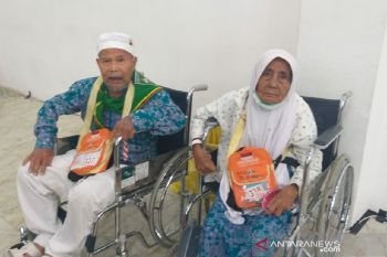 Seorang jamaah haji cuci darah di Mekkah