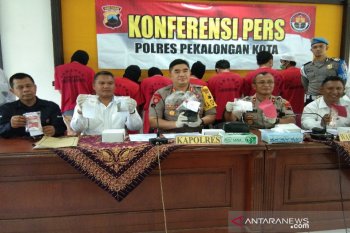 Sembilan tersangka narkoba di Pekalongan ditangkap