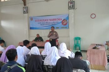 Siswa SMP dan SMA ikuti sosialisasi bahaya narkoba