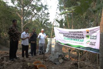 Ribuan sumur Wakaf-ACT atasi kekeringan jangka panjang