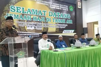 Jamaah Haji Kloter 14 Debarkasi Makassar Pulang Tidak Utuh