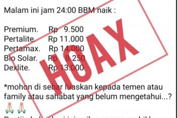 Pertamina tegaskan informasi kenaikan harga BBM hoaks