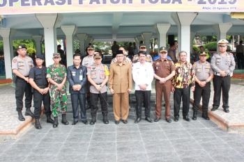 Wakil Walikota Binjai pimpin apel gelar pasukan Operasi Patuh Toba 2019
